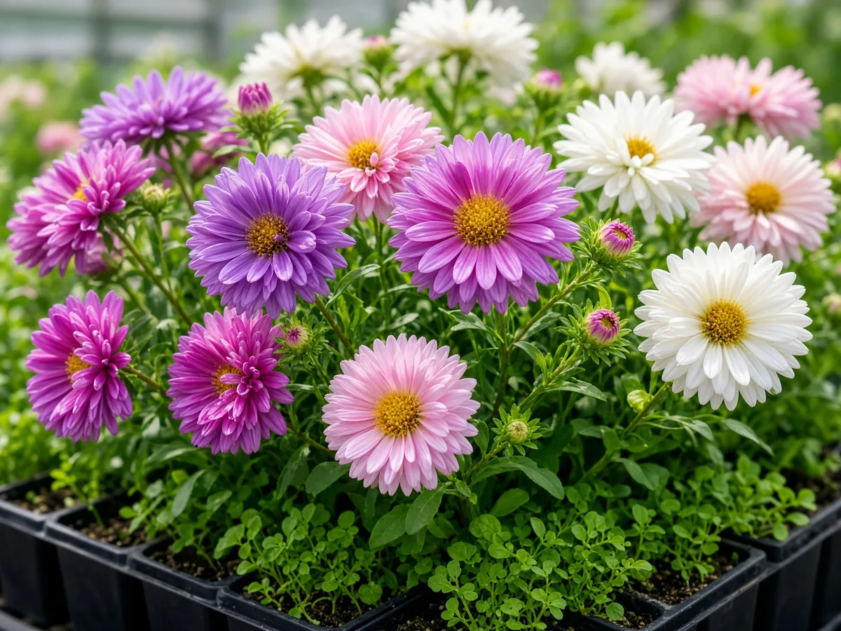 Aster seedling tray