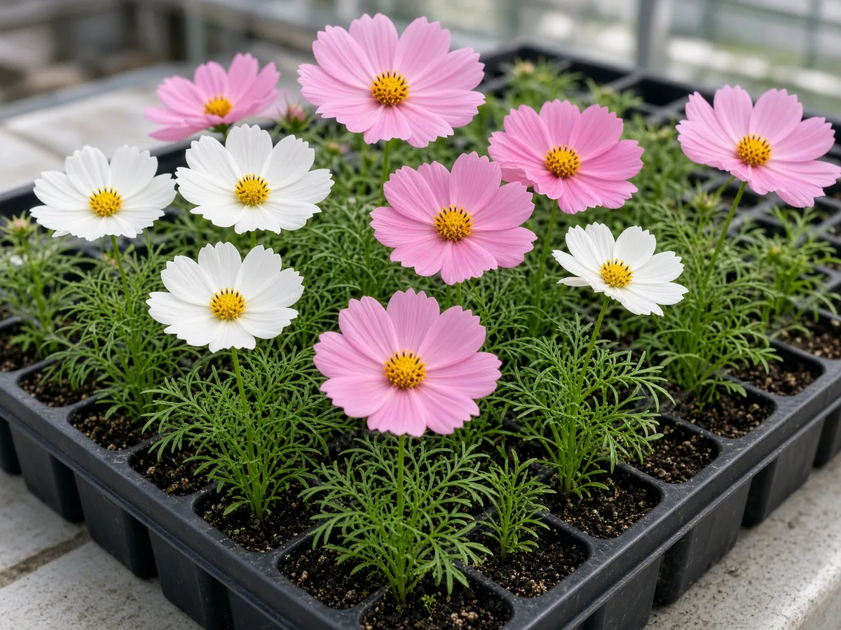 Cosmos seedling tray