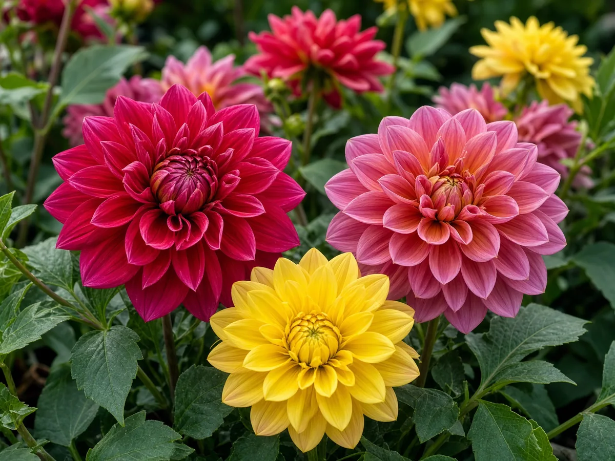 Dahlia seedling tray