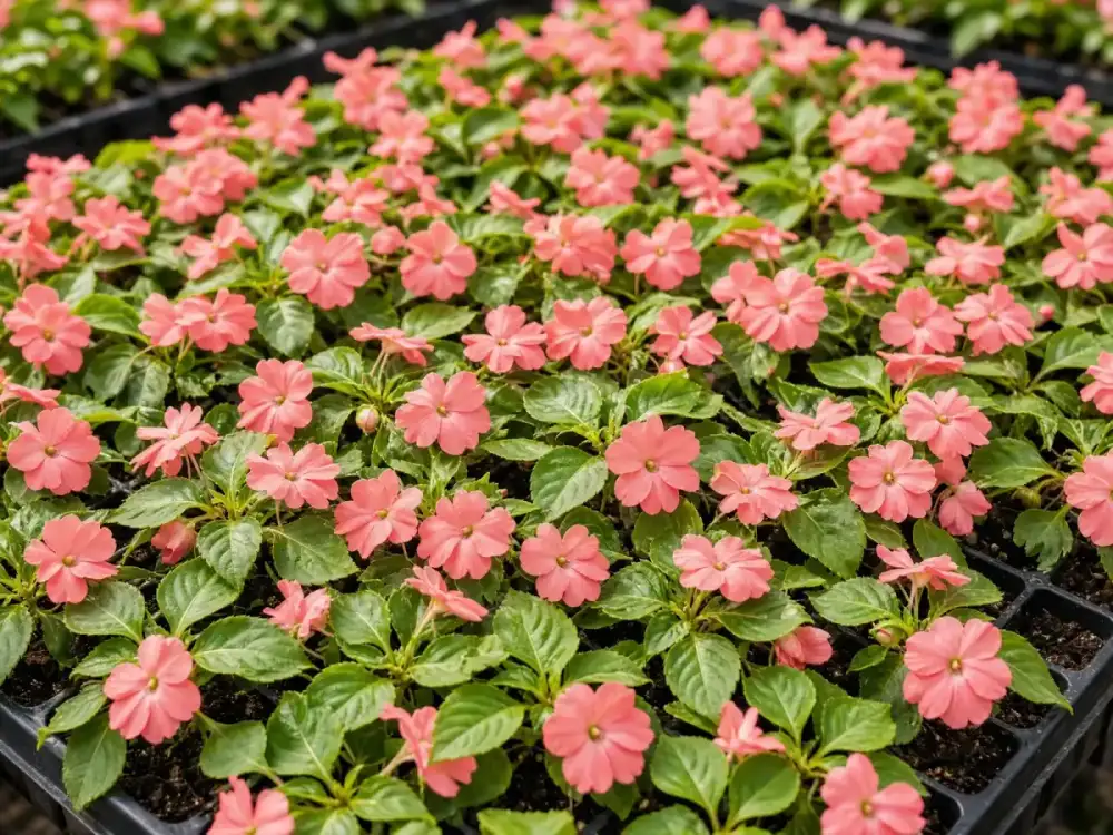Impatiens seedling tray