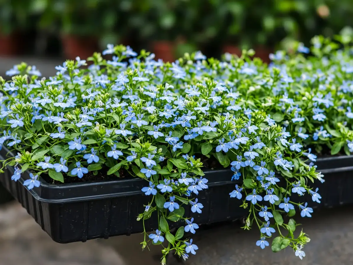 Lobelia seedling tray