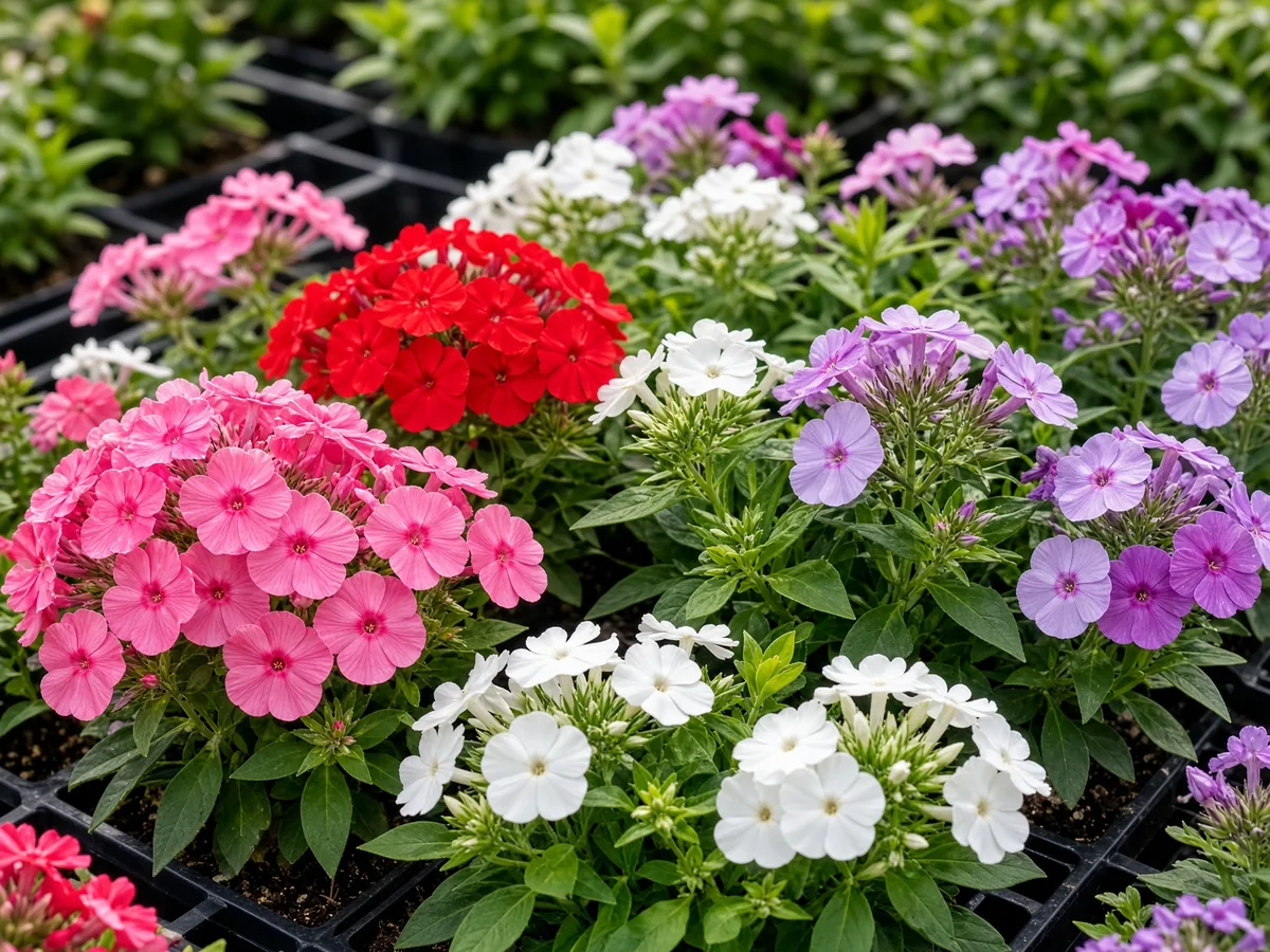 Phlox seedling tray